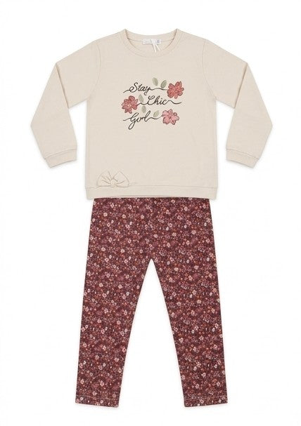 AM Kids - Completo con leggings in caldo cotone
