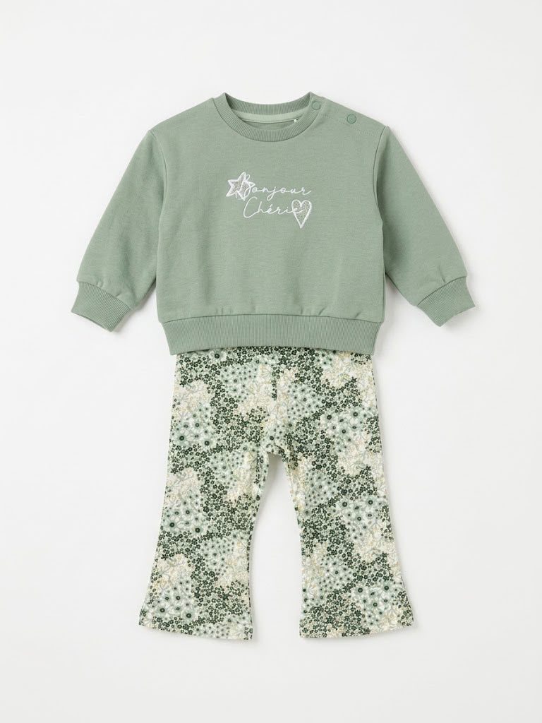 AM Kids - Completo con leggings in felpa
