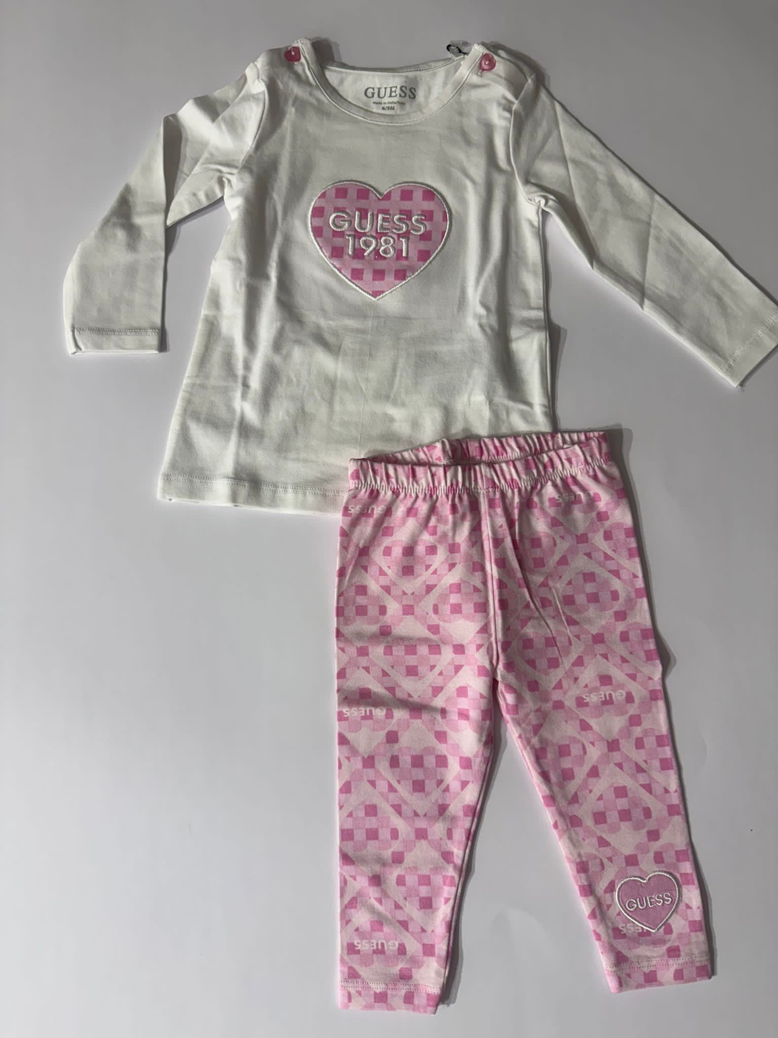 AM Kids - Completo con leggins lungo in cotone guess