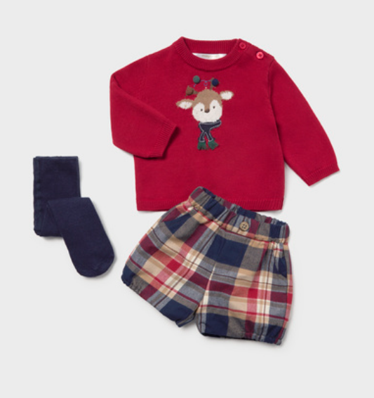 AM Kids - Completo con pantaloncino e calzamaglia