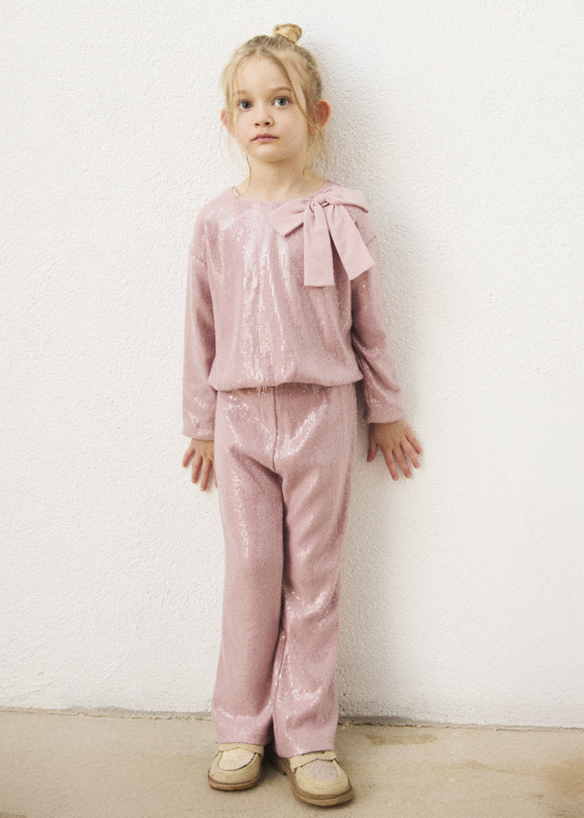 AM Kids - Completo con pantalone con lustrini