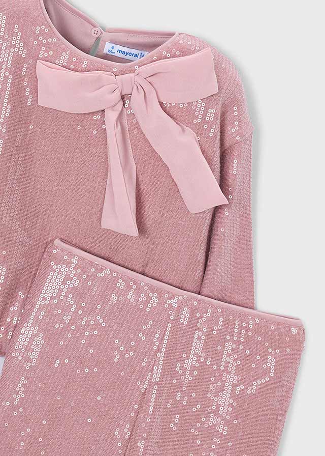 AM Kids - Completo con pantalone con lustrini