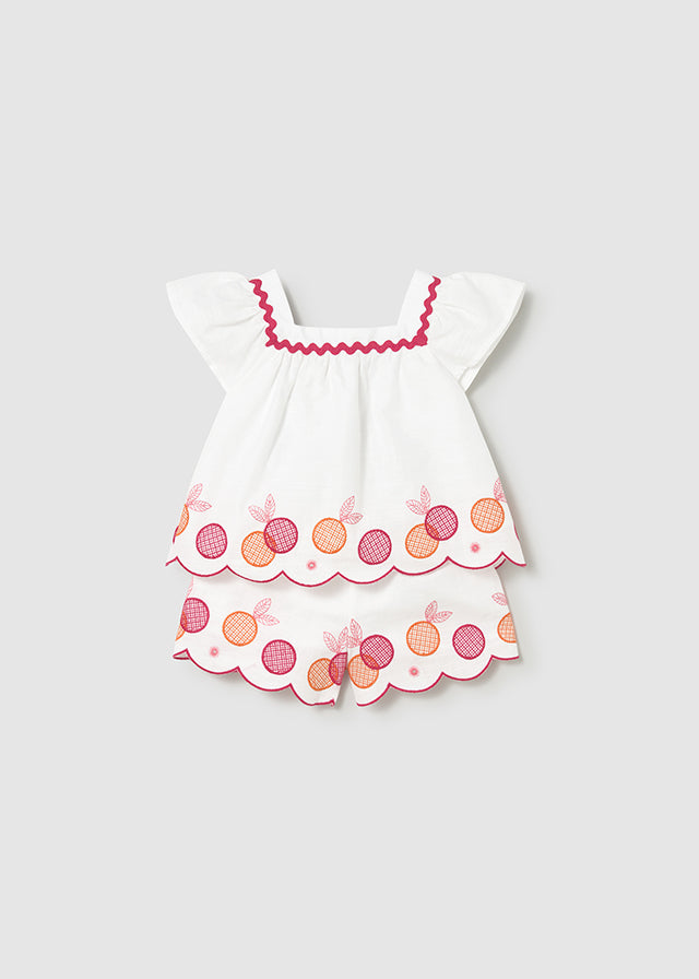 AM Kids - Completo con short con ricami mayoral