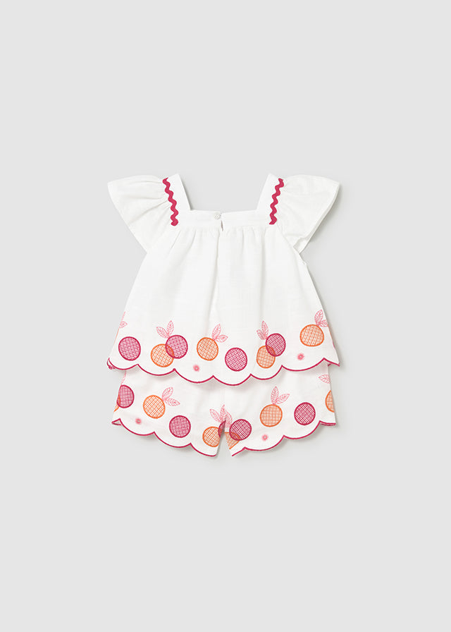 AM Kids - Completo con short con ricami mayoral