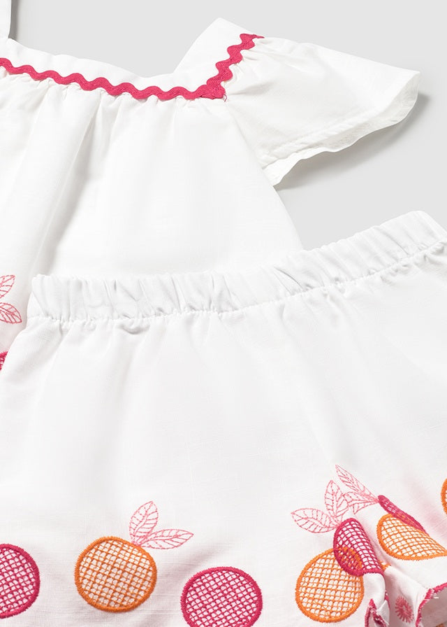 AM Kids - Completo con short con ricami mayoral