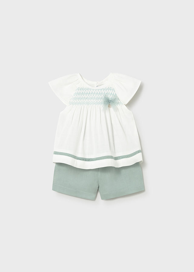 AM Kids - Completo con short in lino mayoral