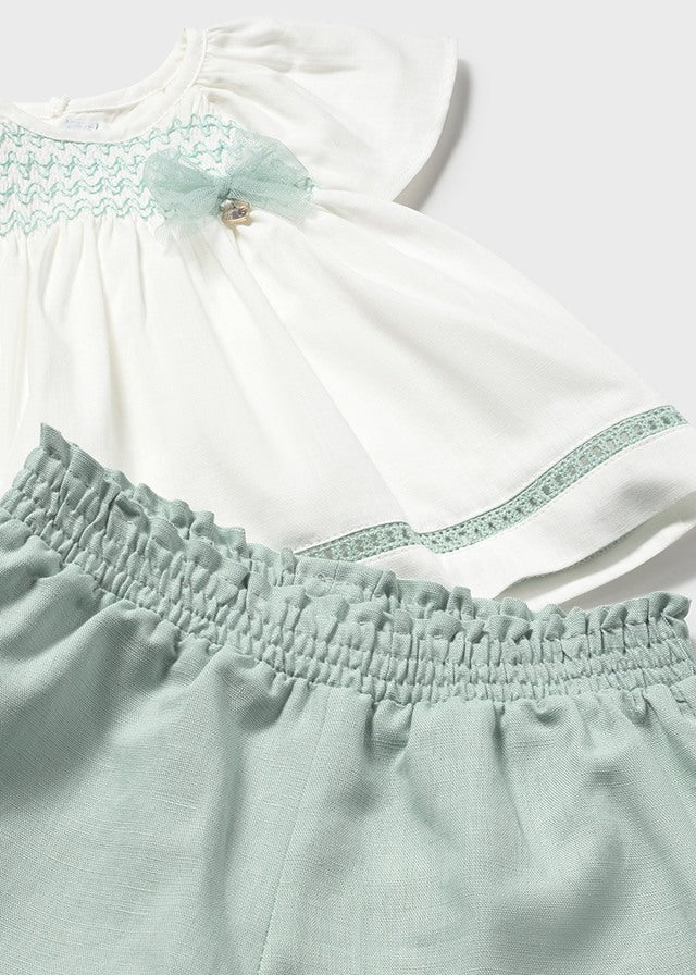 AM Kids - Completo con short in lino mayoral