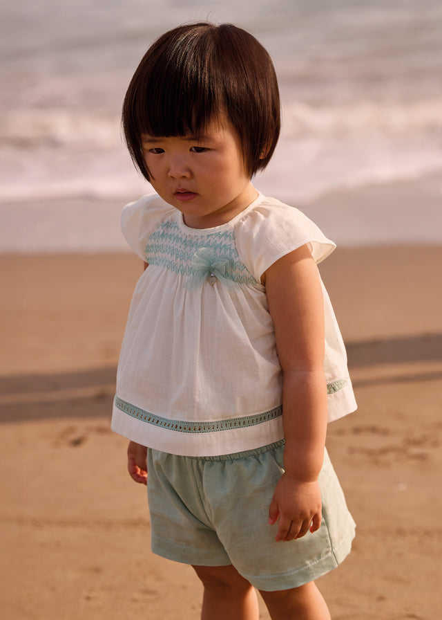 AM Kids - Completo con short in lino mayoral