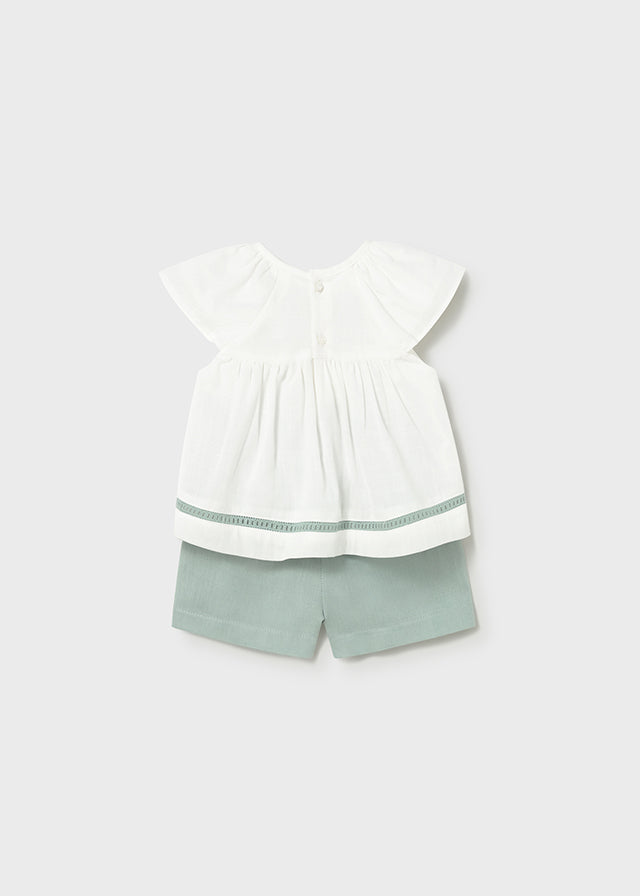 AM Kids - Completo con short in lino mayoral