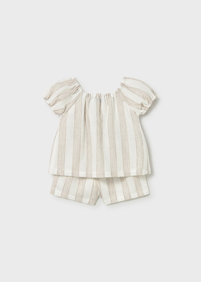 AM Kids - Completo con shorts in lino