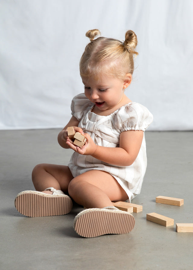 AM Kids - Completo con shorts in lino