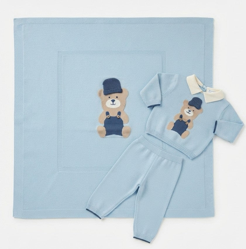 AM Kids - Completo coperta con tutina in lana