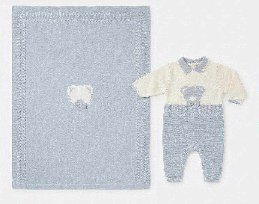 AM Kids - Completo coperta e tutina in lana