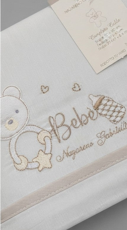AM Kids - Completo culla con sopra,sotto e federa