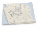 AM Kids - Completo culla con sopra,sotto e federa in cotone con coniglio e gattino