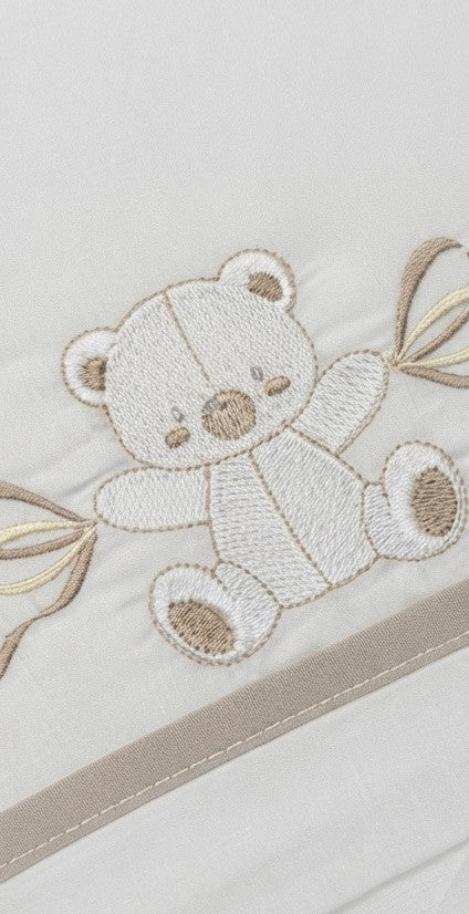 AM Kids - Completo culla sopra,sotto e federa con orsetto