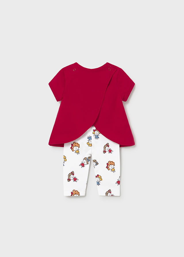 AM Kids - Completo due pezzi con leggings