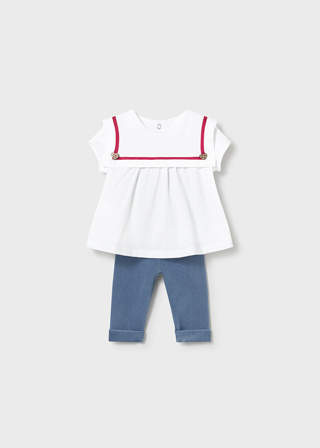 AM Kids - Completo due pezzi con leggings