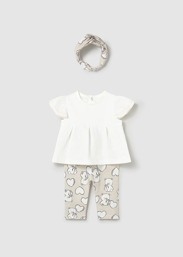 AM Kids - Completo due pezzi con leggings e fascia
