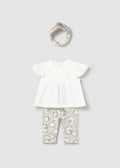 AM Kids - Completo due pezzi con leggings e fascia