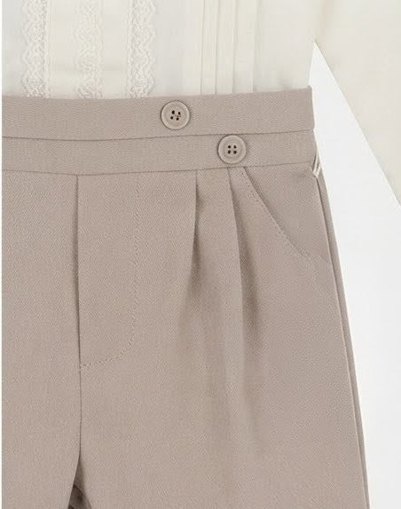 AM Kids - Completo elegante con pantalone lungo in velluto