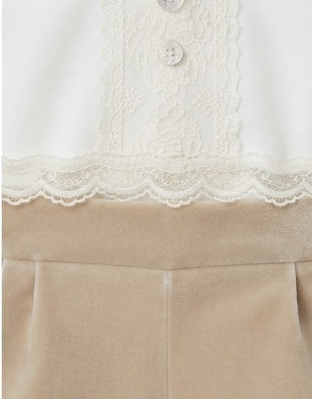 AM Kids - Completo elegante in velluto