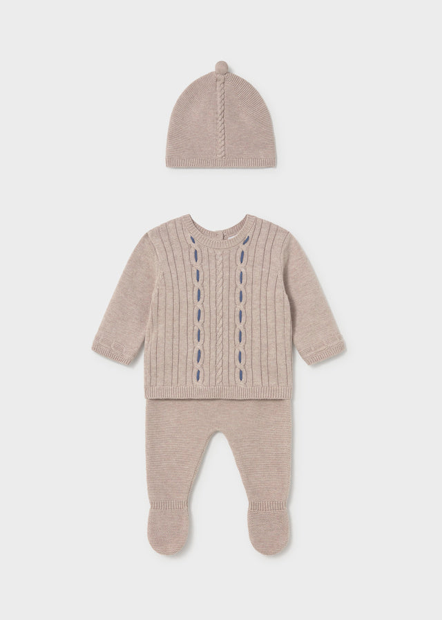 AM Kids - Completo ghettina e cappello tricot Mayoral