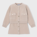AM Kids - Completo gonna tricot con pelo