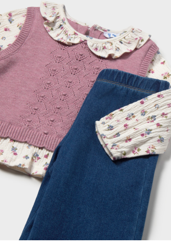 AM Kids - Completo pantalone con gilet