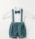 AM Kids - Completo quattro pezzi corto elegante battesimale
