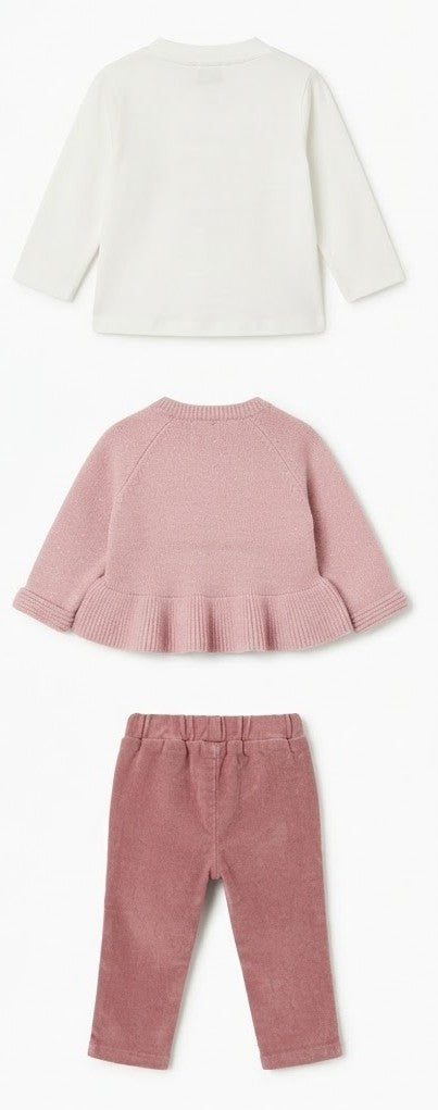AM Kids - Completo tre pezzi in caldo cotone