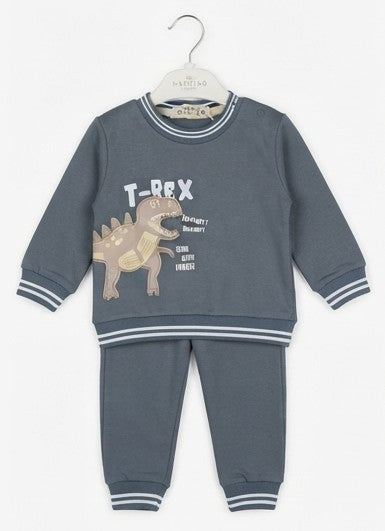 AM Kids - Completo tuta felpato girocollo