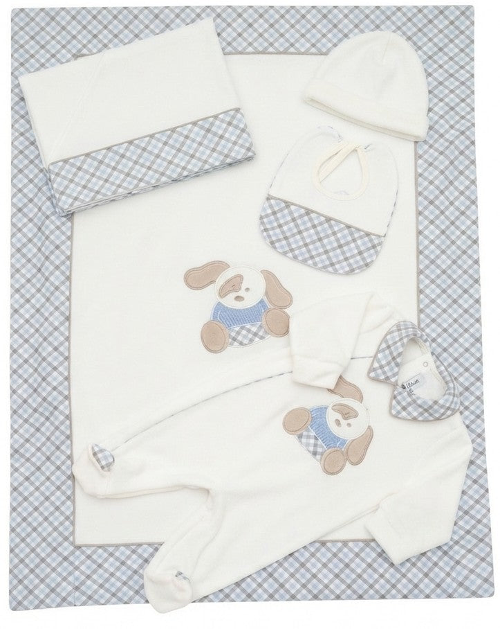 AM Kids - Copertina in ciniglia con cagnolino