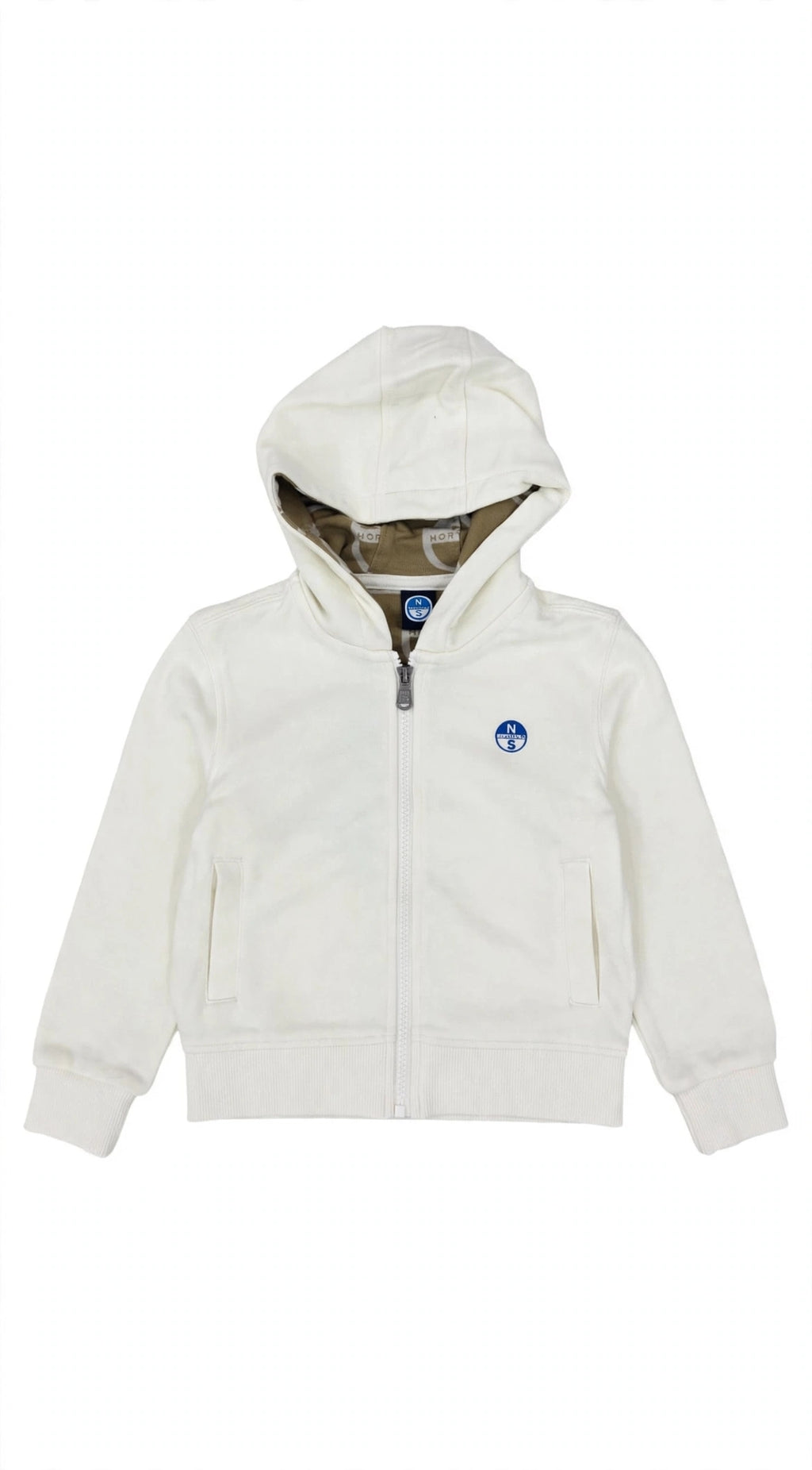 AM Kids - FELPA CON CAPPUCCIO CON ZIP