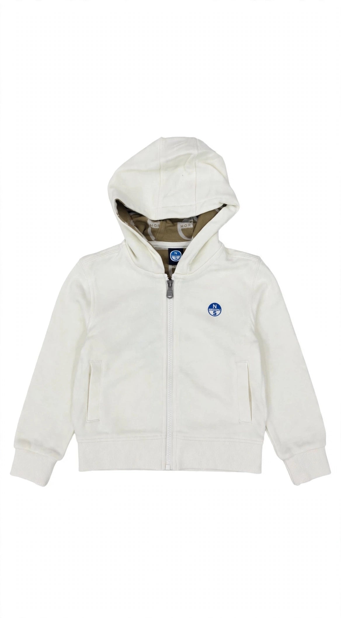 AM Kids - FELPA CON CAPPUCCIO CON ZIP