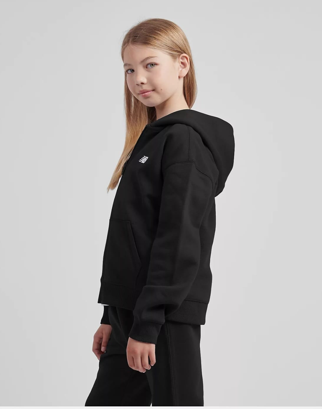 AM Kids - FELPA CON CAPPUCCIO E ZIP NEW BALANCE