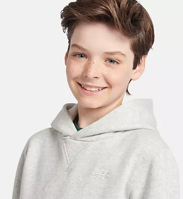 AM Kids - Felpa basica felpata con cappuccio New Balance