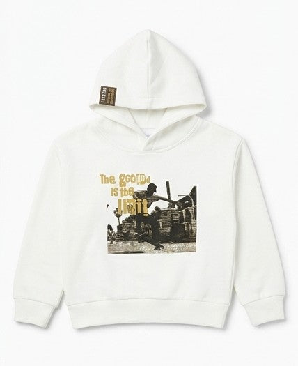AM Kids - Felpa con cappuccio felpata
