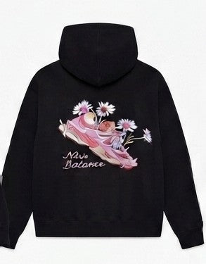 AM Kids - Felpa con cappuccio felpata New Balance