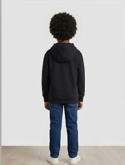 AM Kids - Felpa con cappuccio garzata