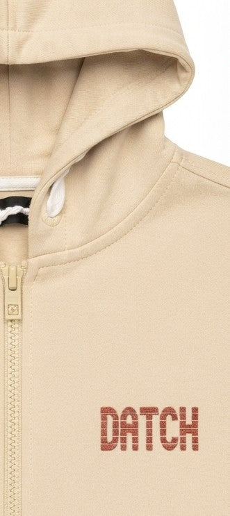 AM Kids - Felpa con zip e cappuccio garzata