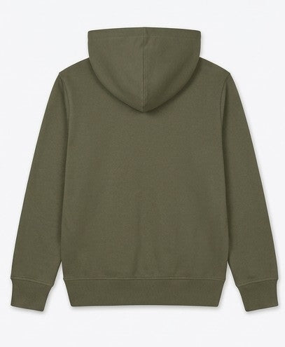 AM Kids - Felpa con zip e cappuccio garzata