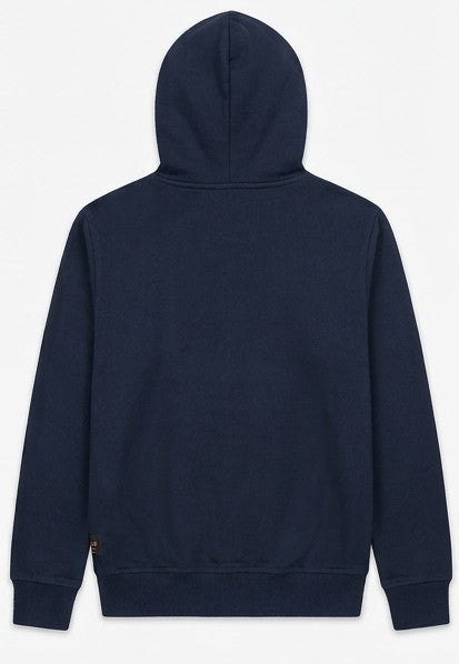 AM Kids - Felpa con zip e cappuccio garzata