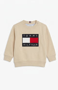 AM Kids - Felpa girocollo con logo piccolo Tommy Hilfiger