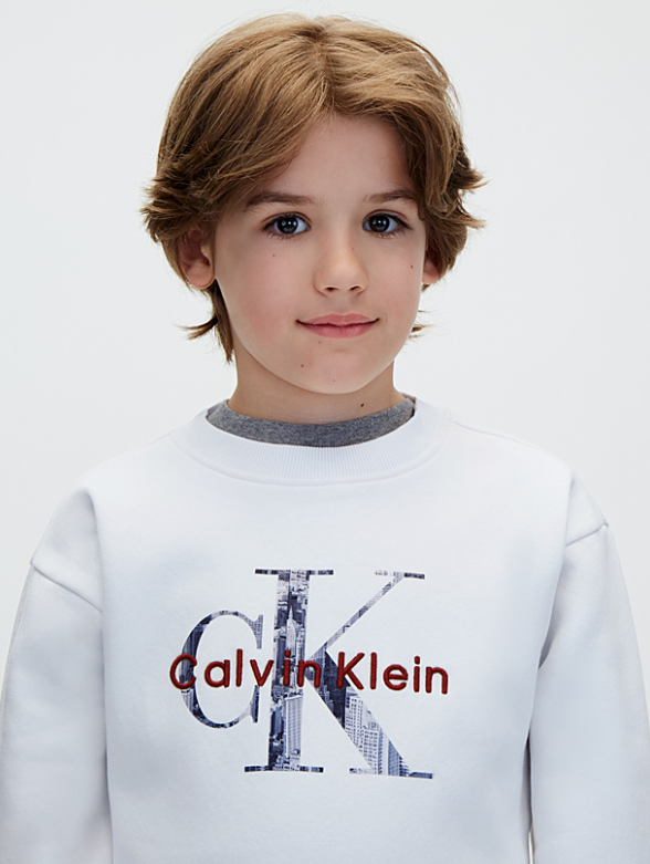 AM Kids - Felpa girocollo felpata