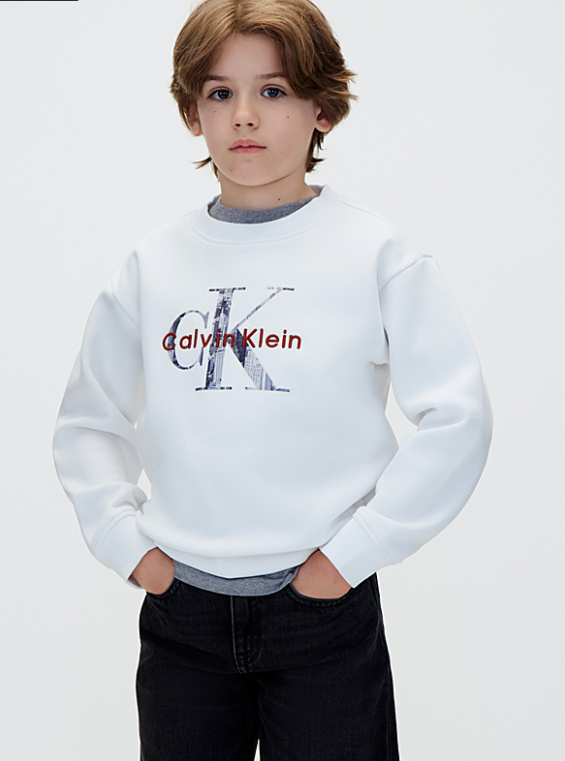 AM Kids - Felpa girocollo felpata