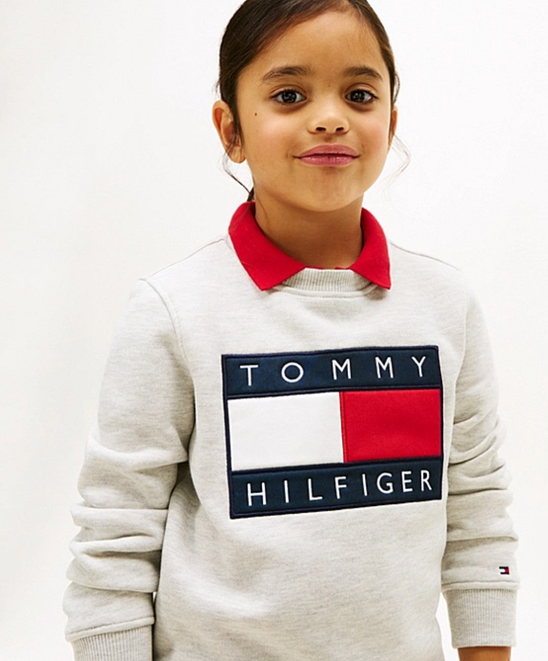 AM Kids - Felpa girocollo garzata Tommy Hilfiger