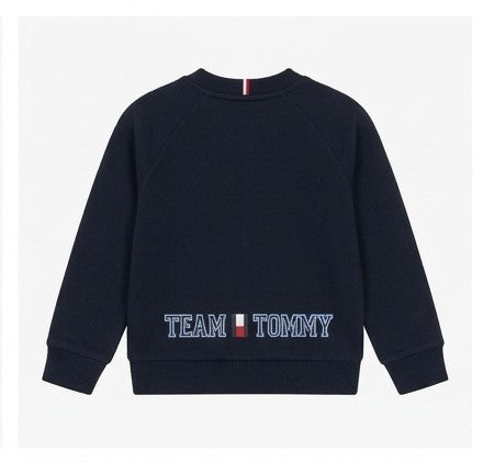 AM Kids - Felpa girocollo garzata Tommy Hilfiger