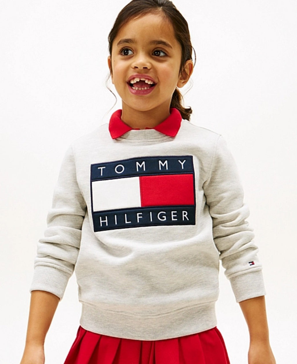 AM Kids - Felpa girocollo garzata Tommy Hilfiger