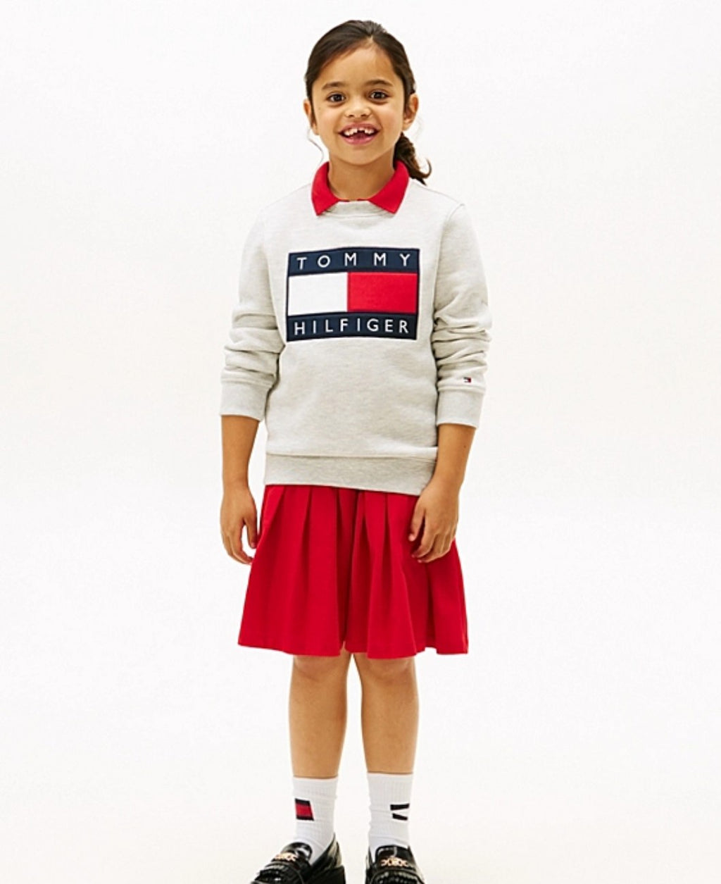 AM Kids - Felpa girocollo garzata Tommy Hilfiger